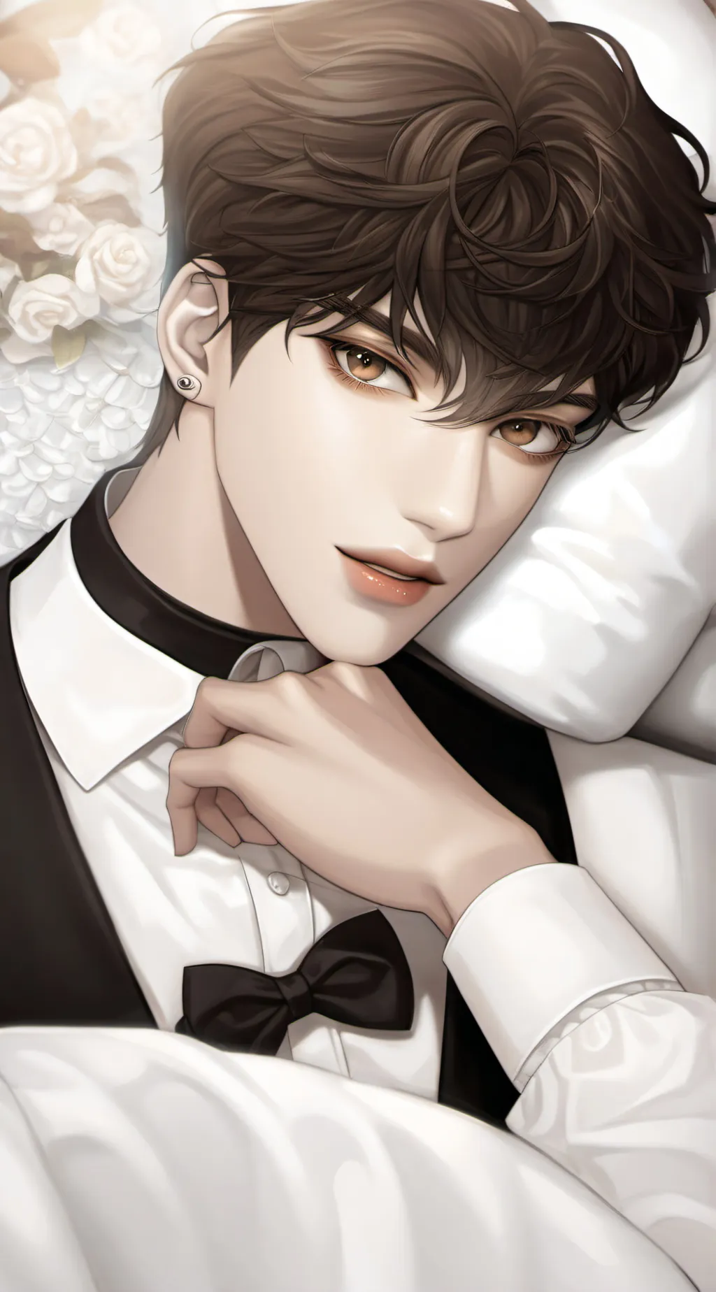 ai character: Life of luxury. background