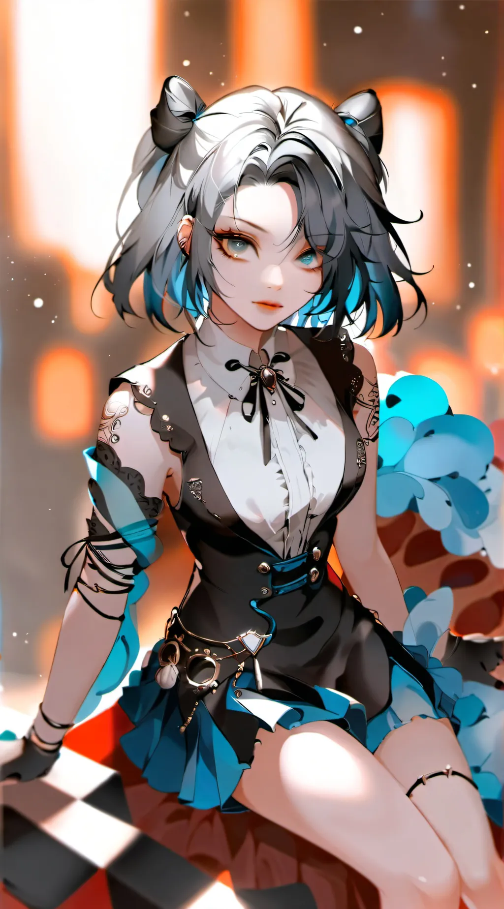 ai character: 𒅒The secret𒅒 background