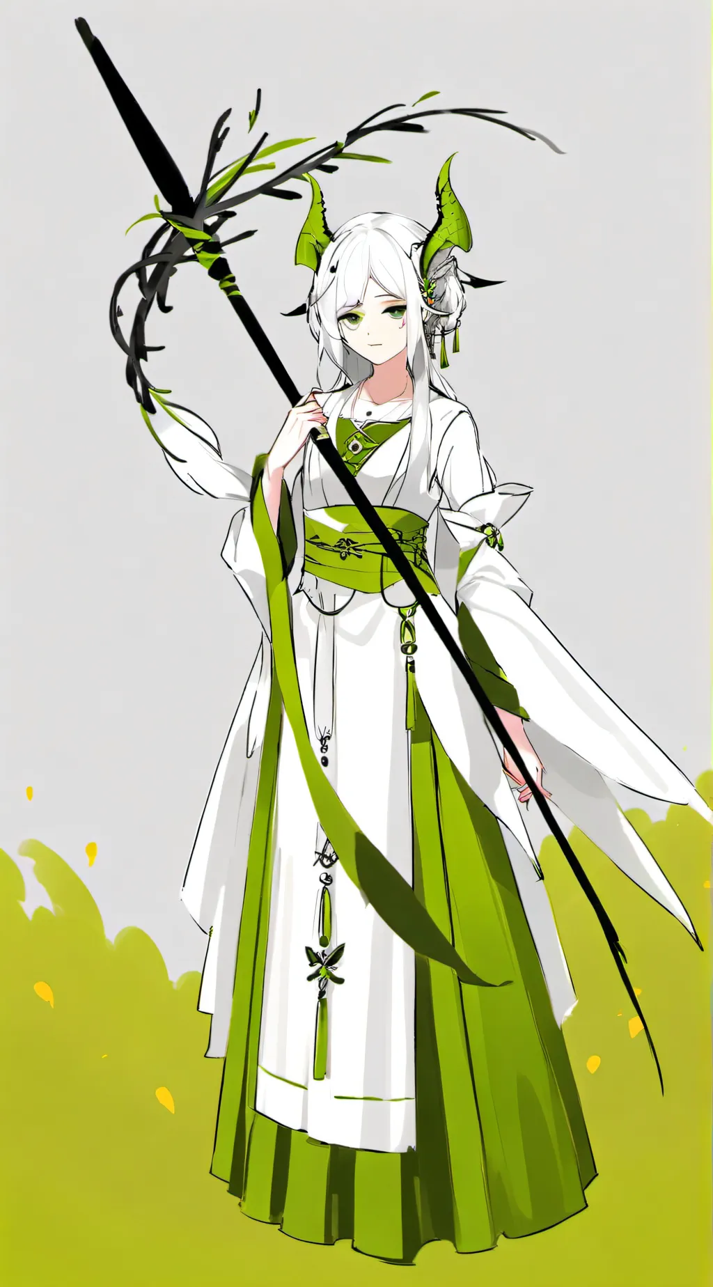 ai character: rose background