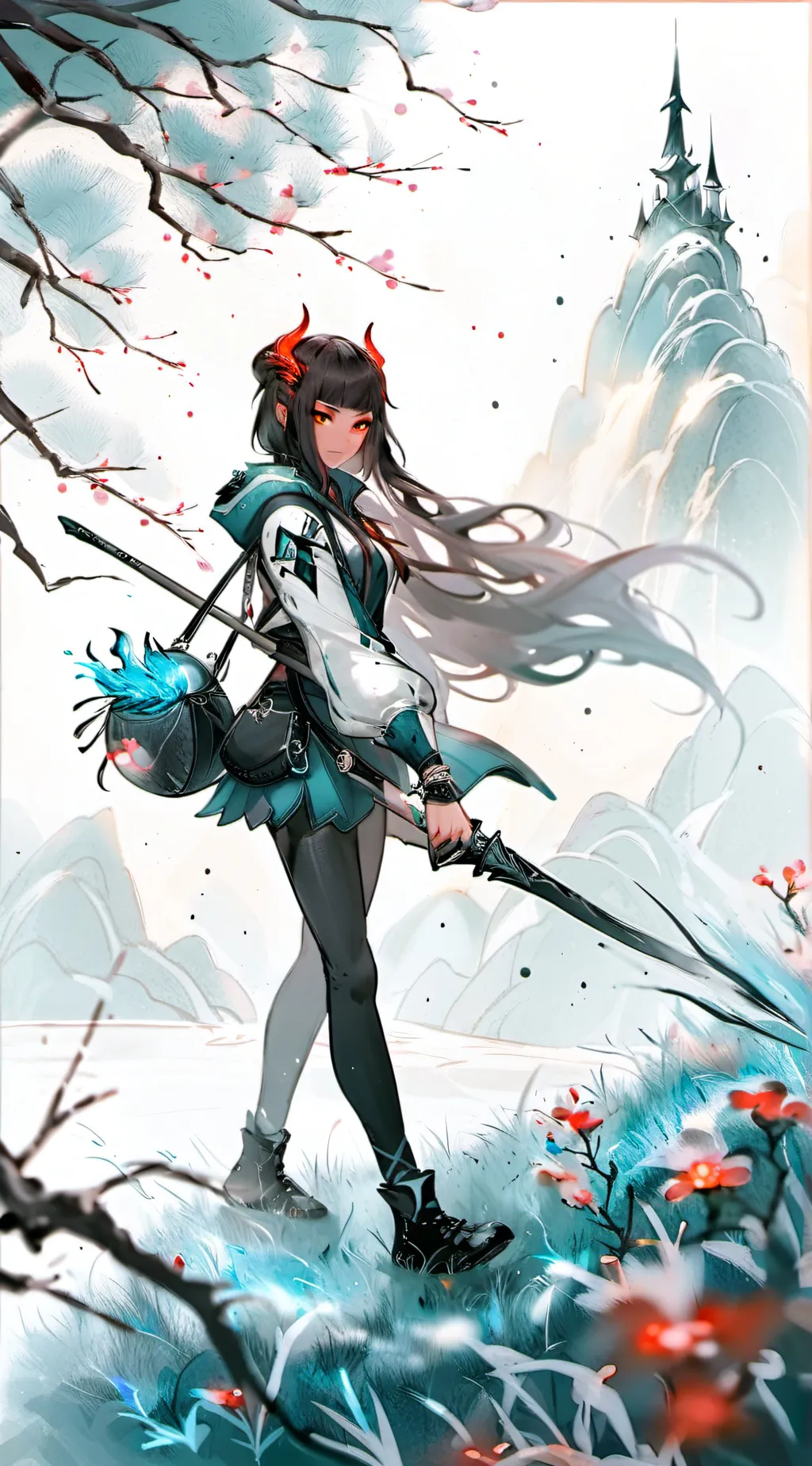 ai character: kny background