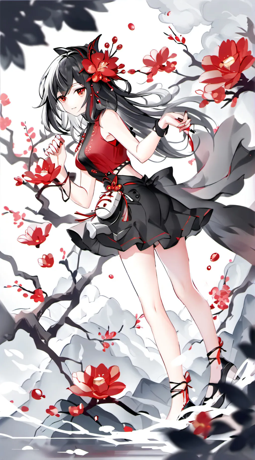 ai character: lovely background