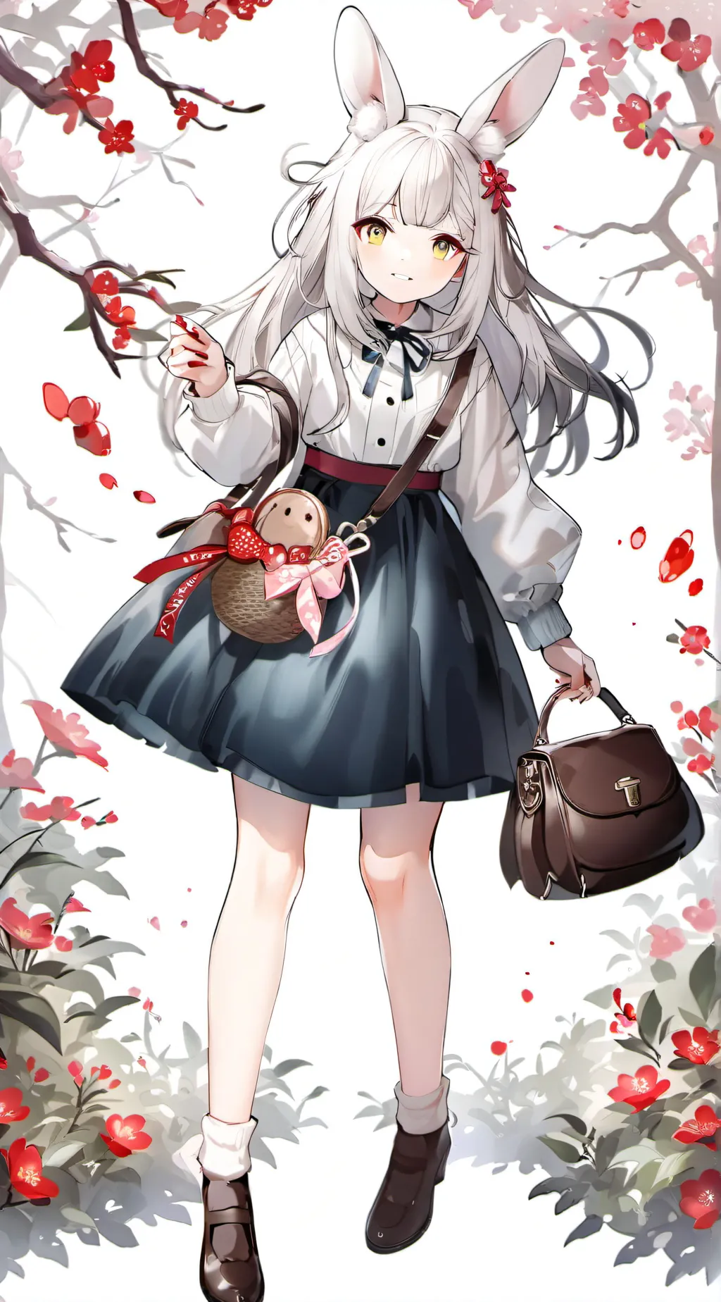 ai character: cotton background