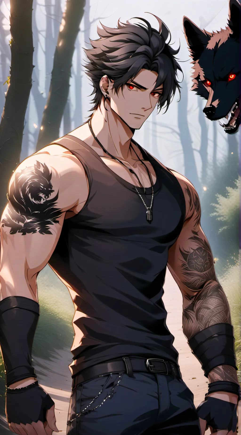 ai character: Brandon background