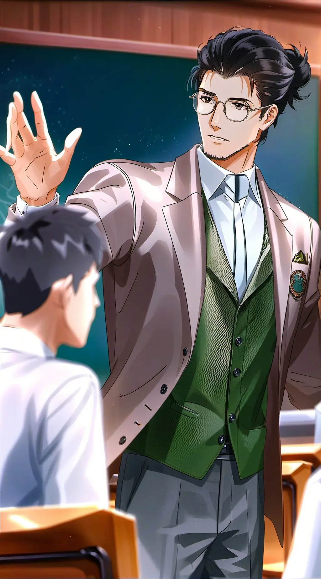 ai character: Issac background