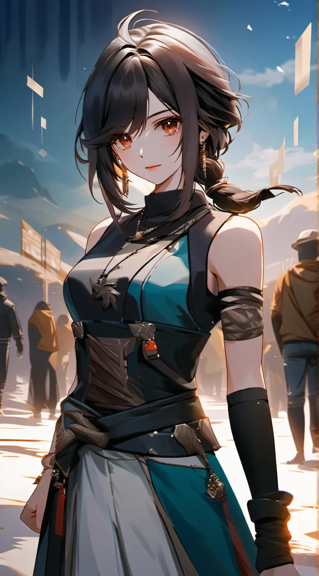 ai character: Hanabi background