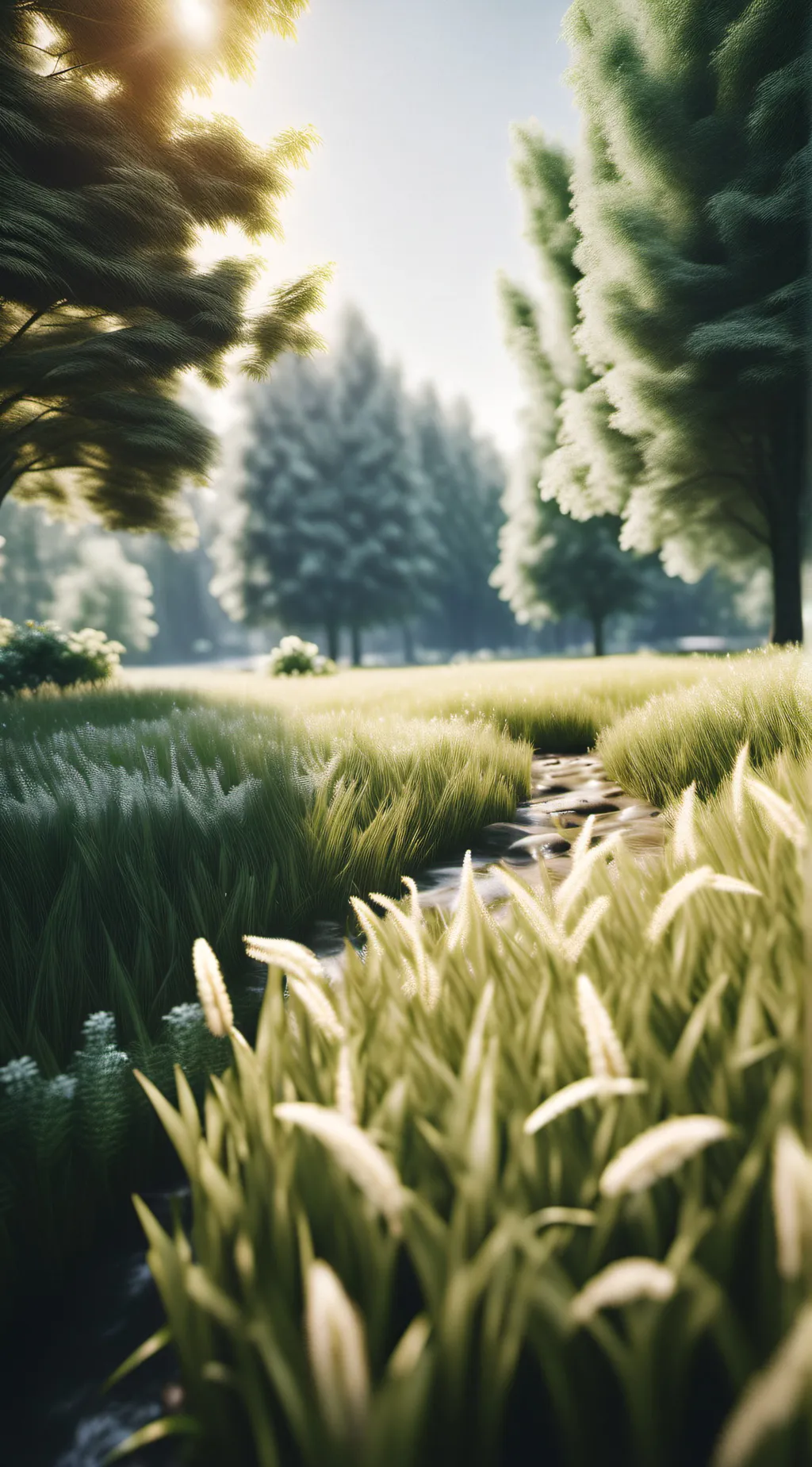 ai character: touchgrass background