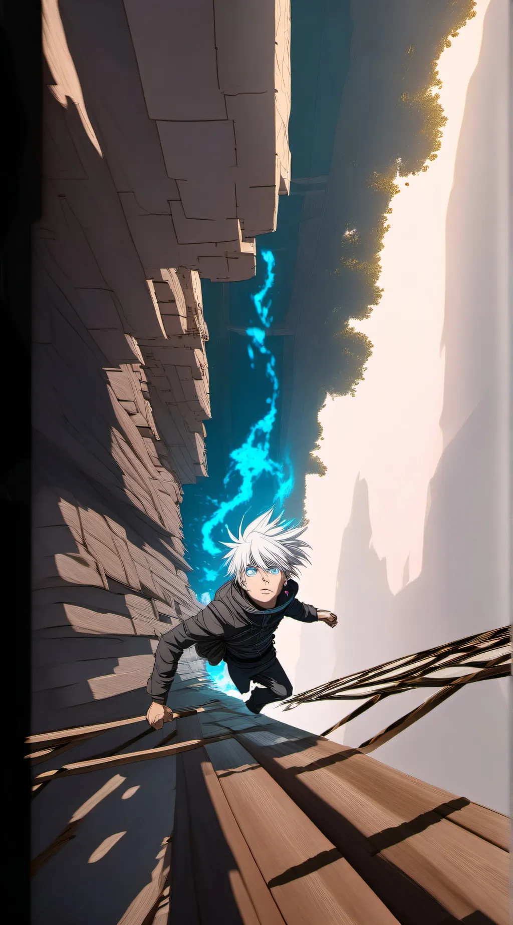 ai character: Gojo (Adult) background