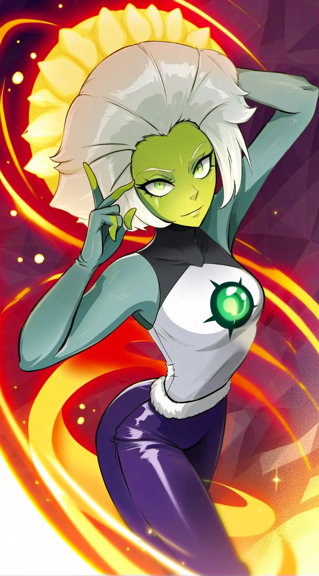 ai character: peridot background