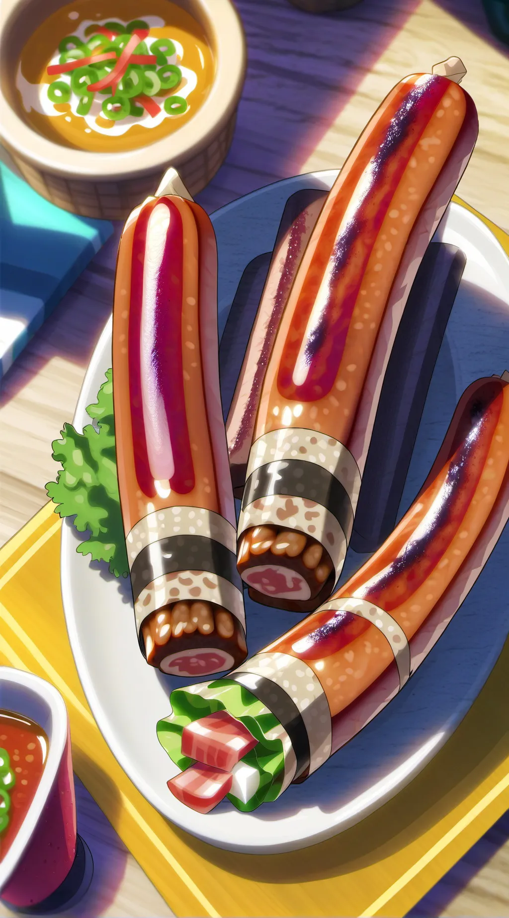 ai character: i copy u hahaha background