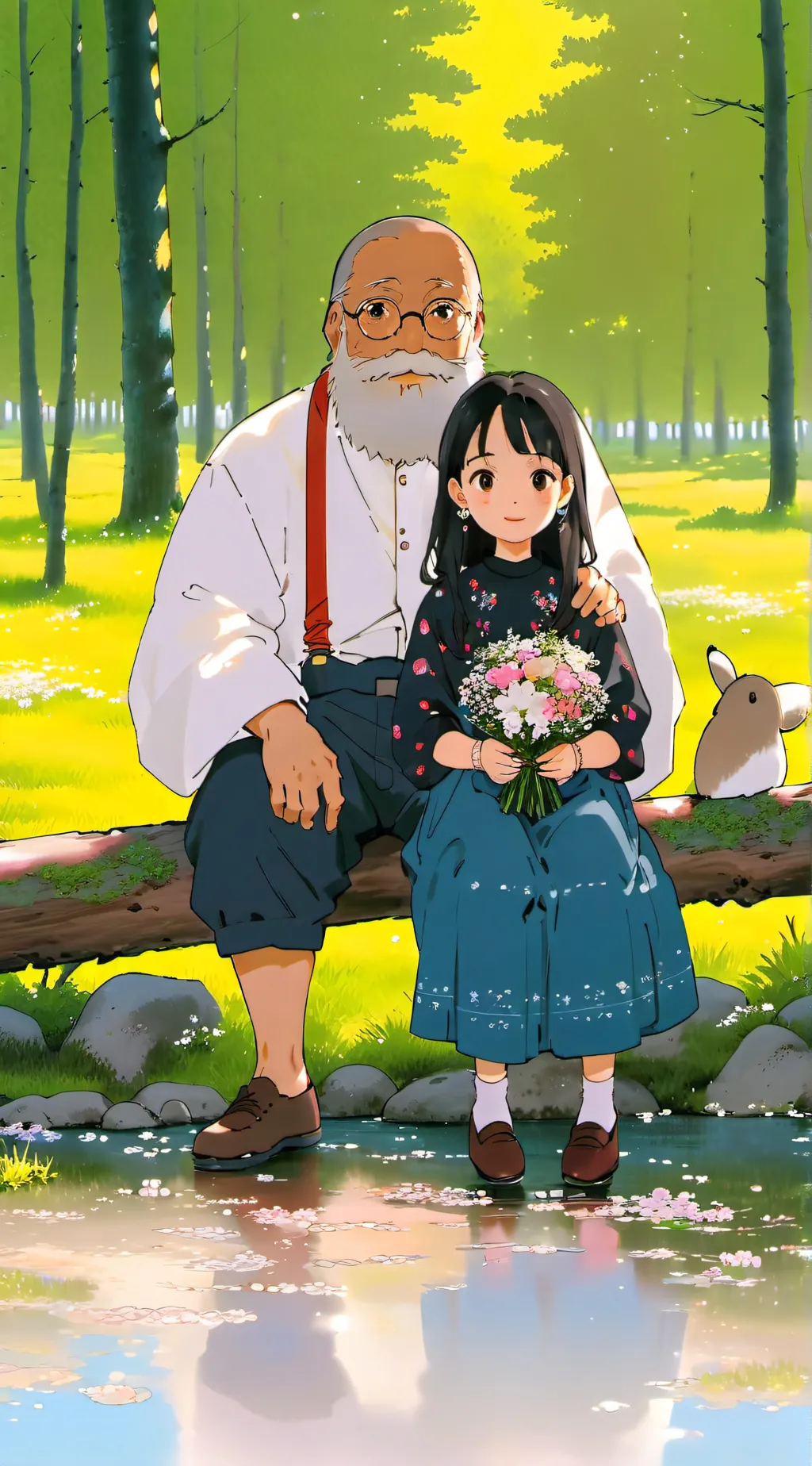 ai character: baby lala background