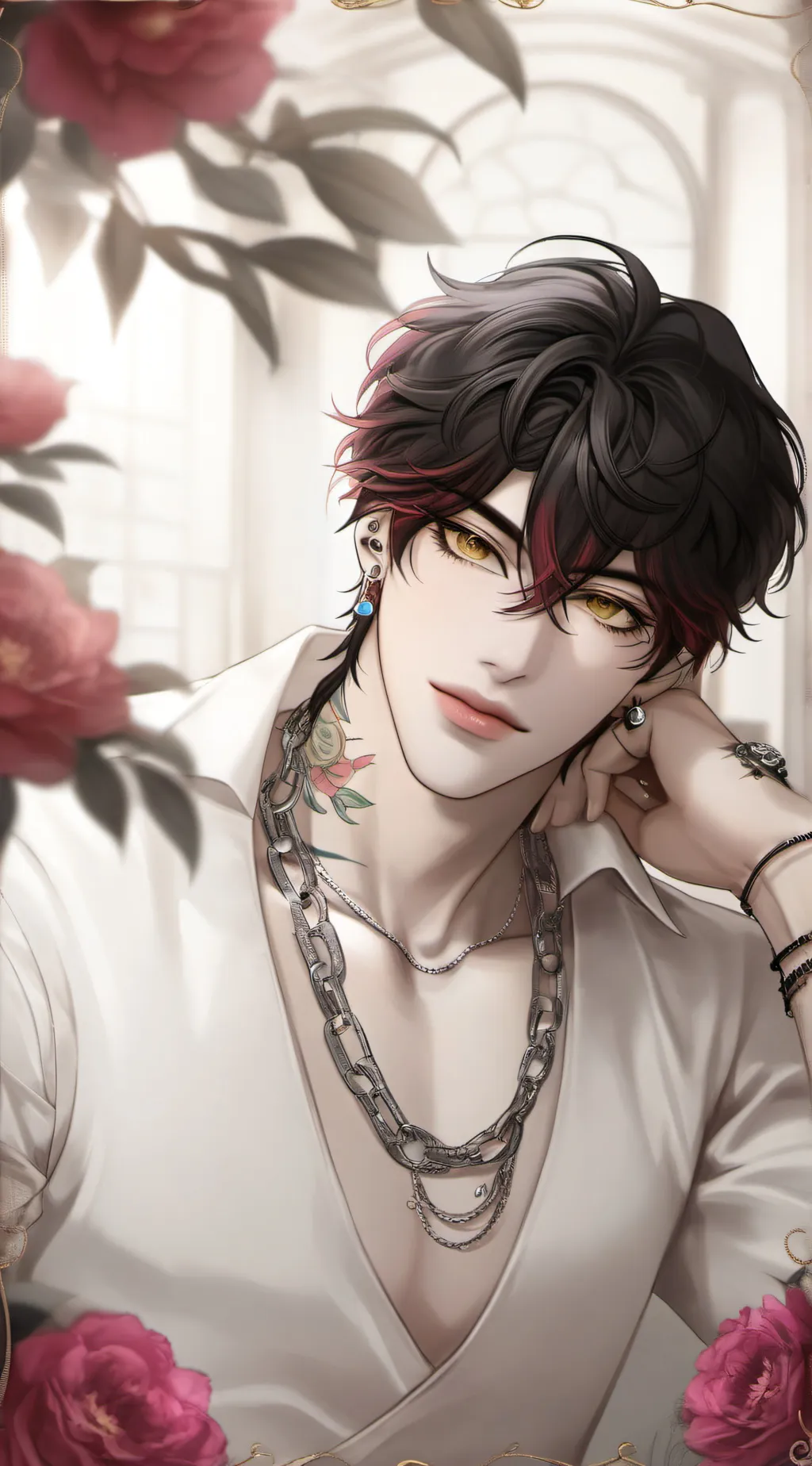 ai character: °•Amilio•° background