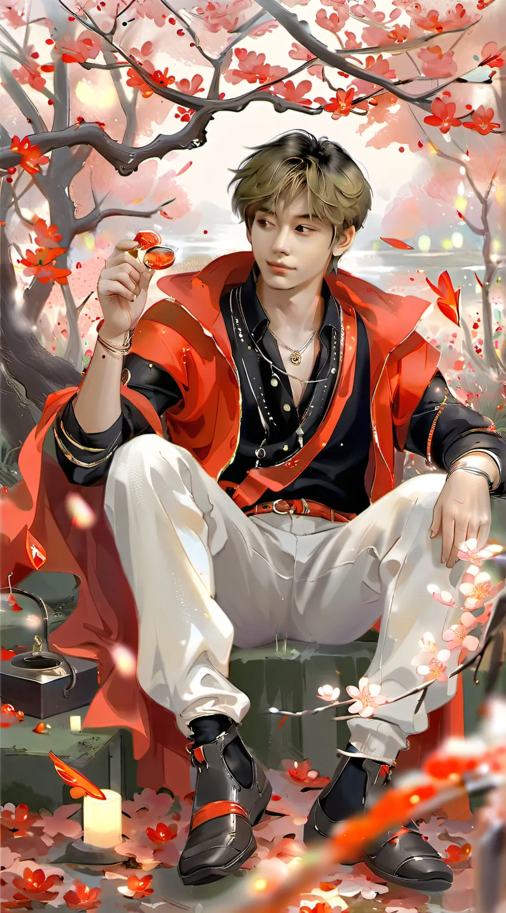 ai character: Daxon Huynh  background