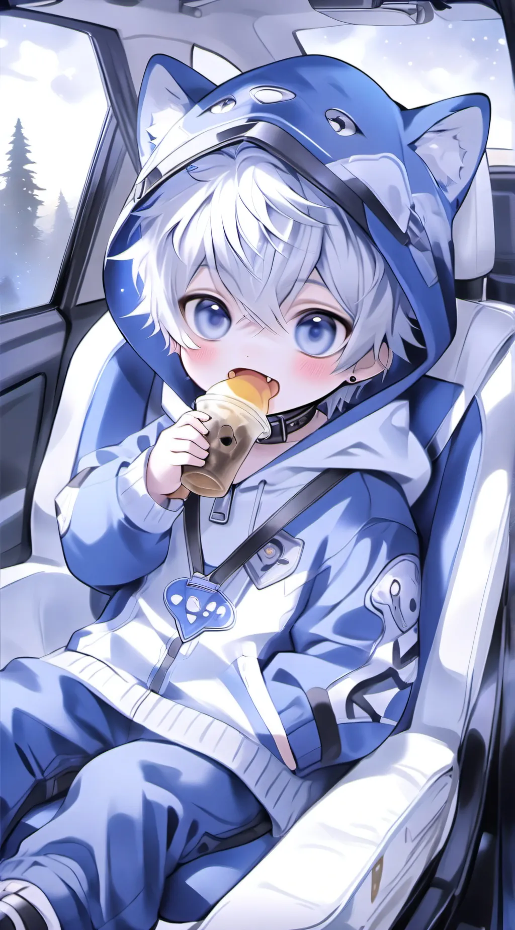 ai character: Oliver  background