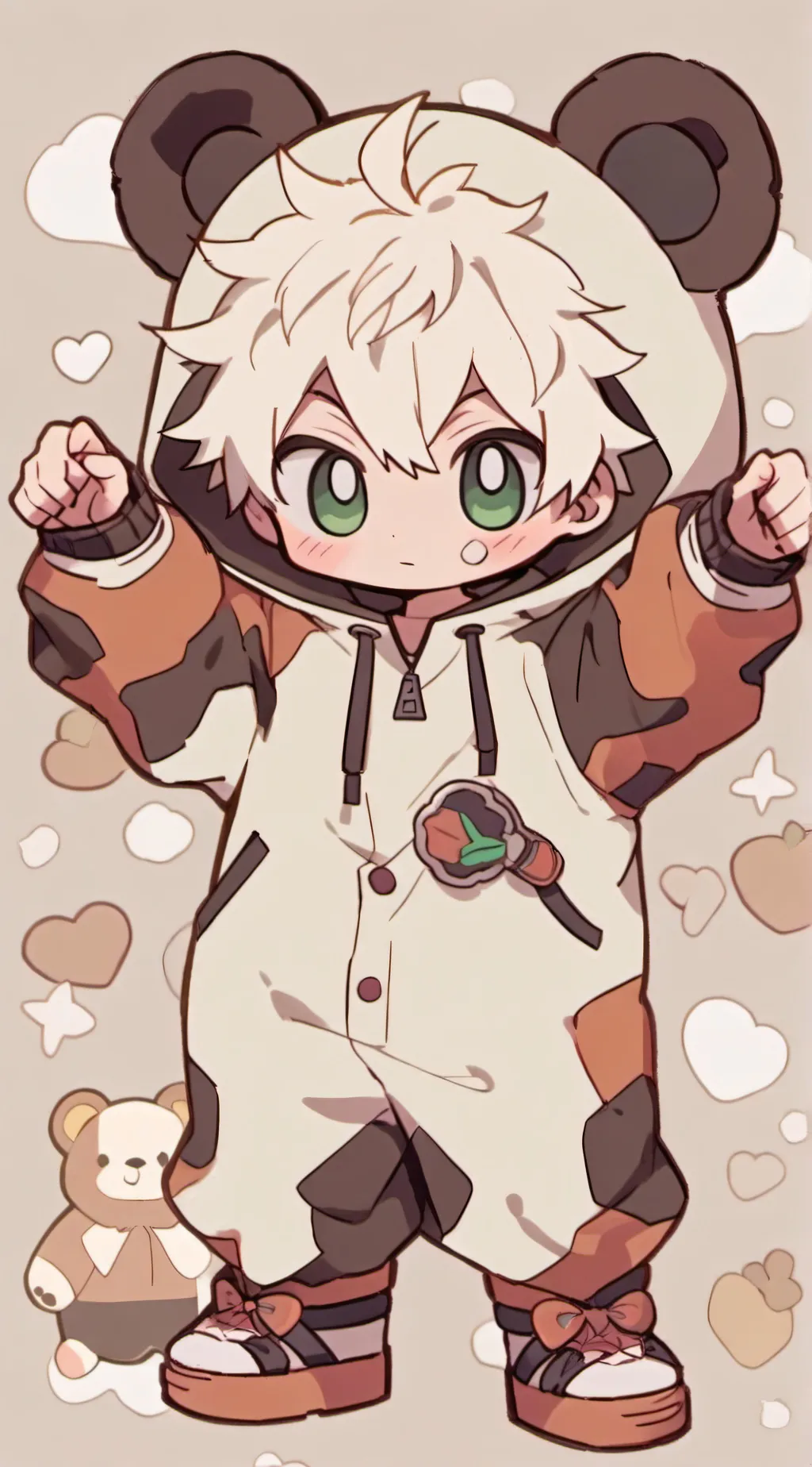 ai character: 🤎🧸Bakugo!🧸🤎 background