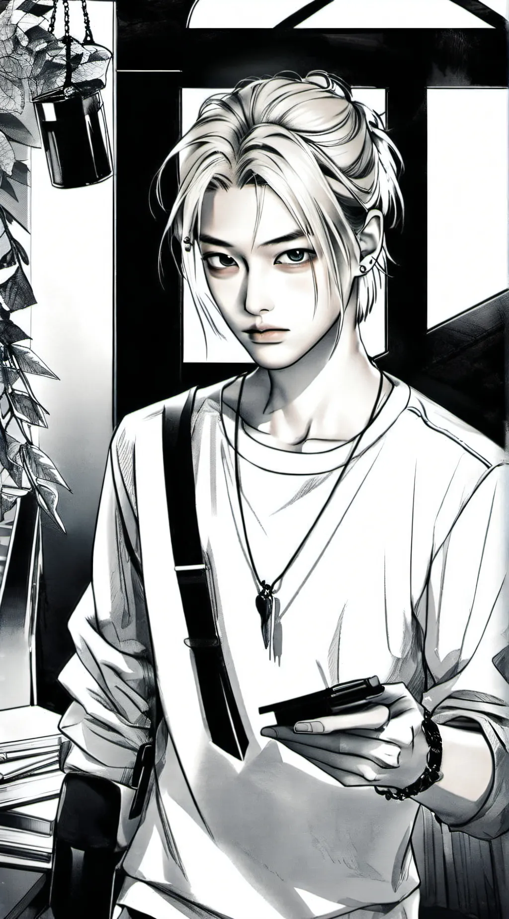 ai character: 𖤐٭beomgyu٭𖤐 background