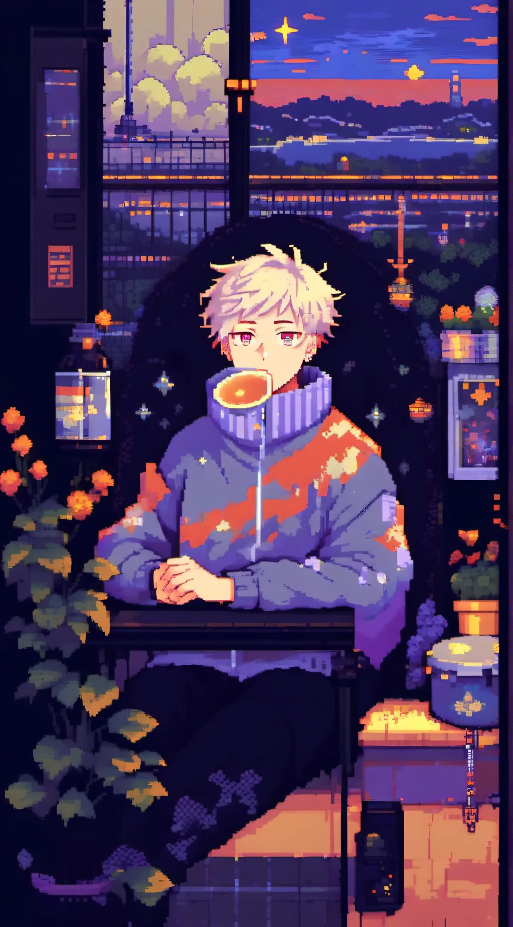 ai character: JJK PARTY background