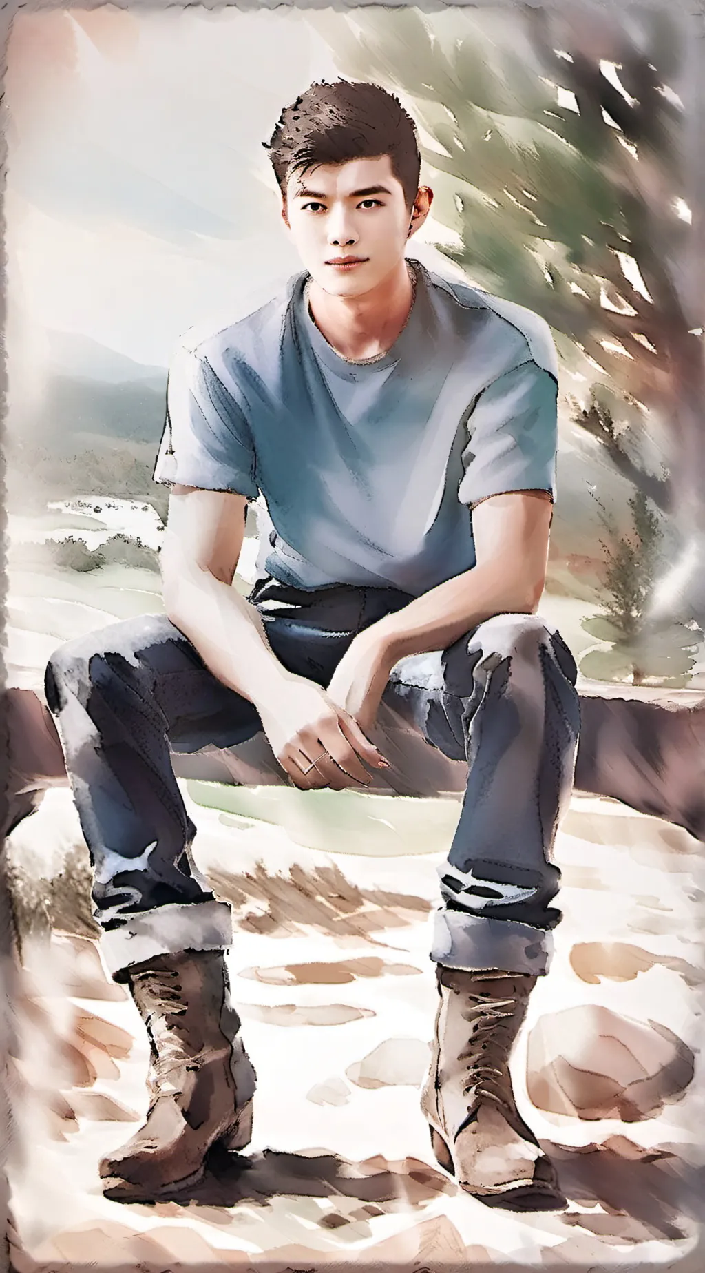 ai character: logan background