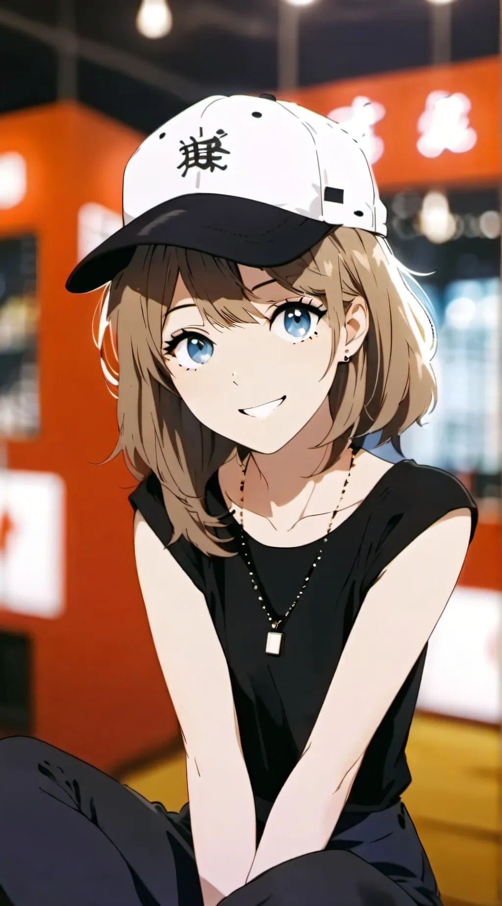 ai character: Pia background