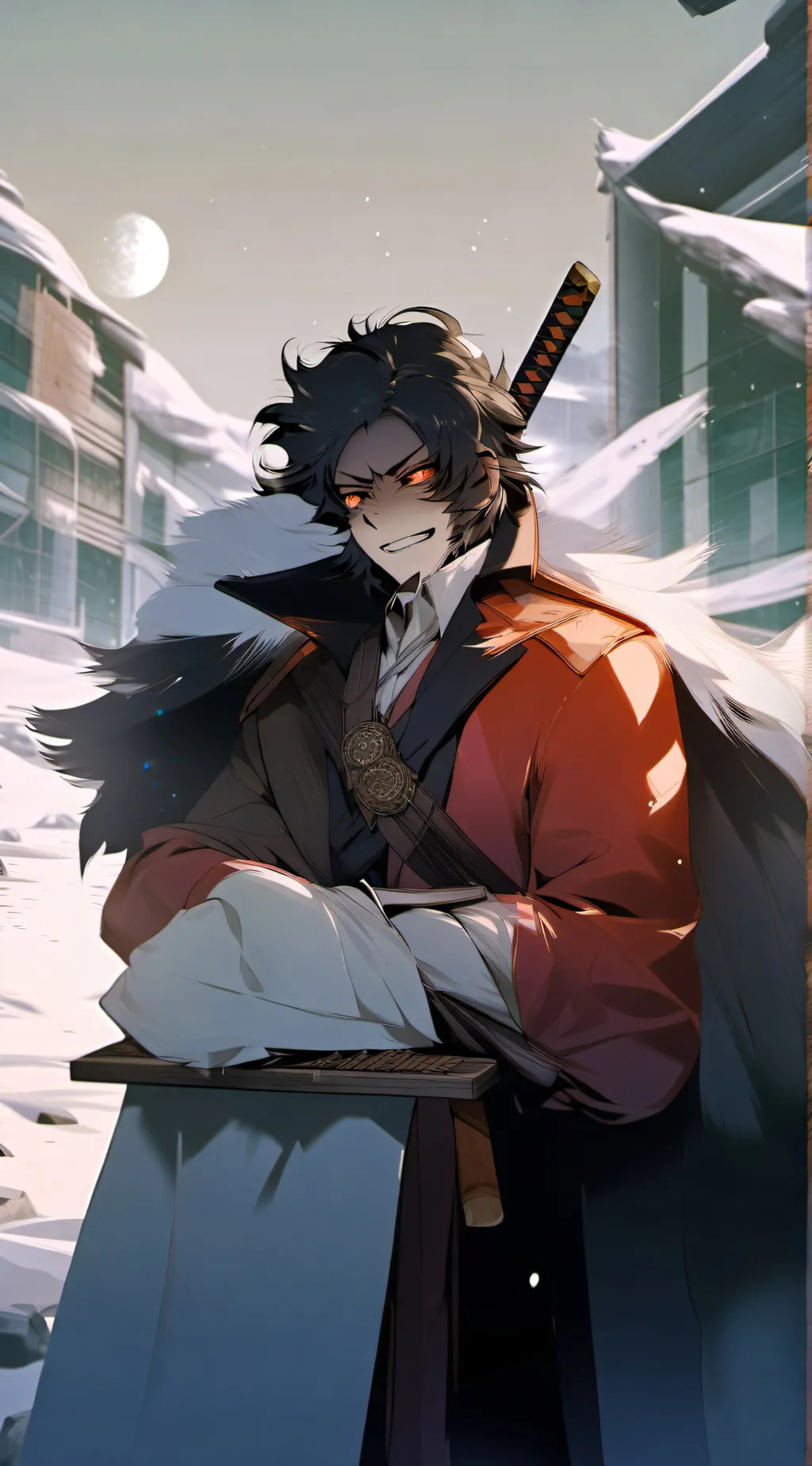 ai character: ^^Muzan husband^^ background