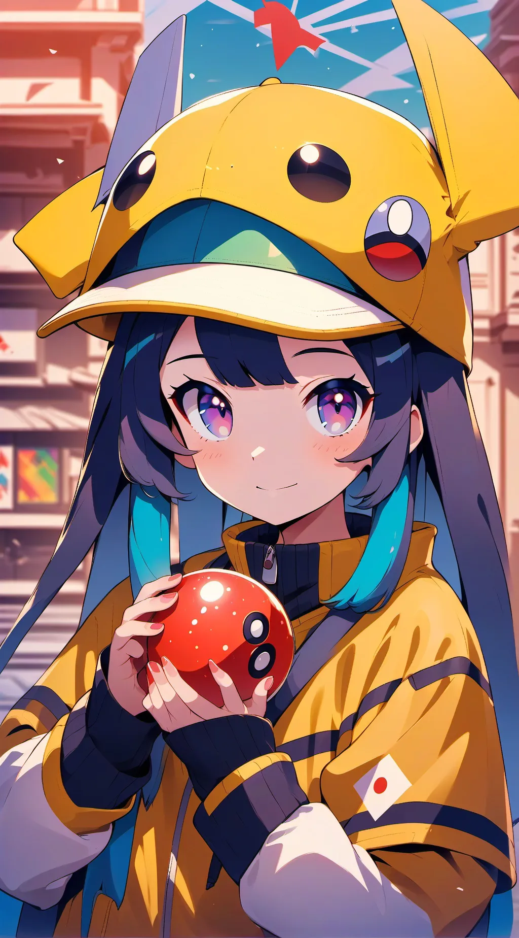 ai character: pickachu background