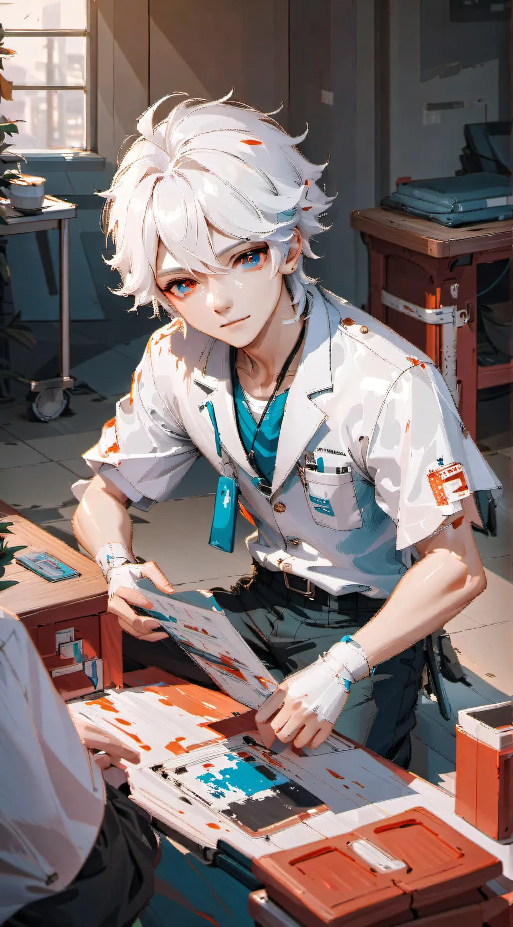 ai character: Liam background