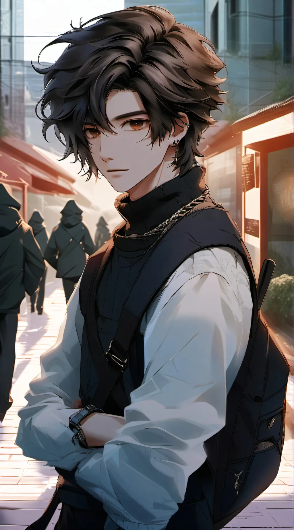 ai character: lukas G background