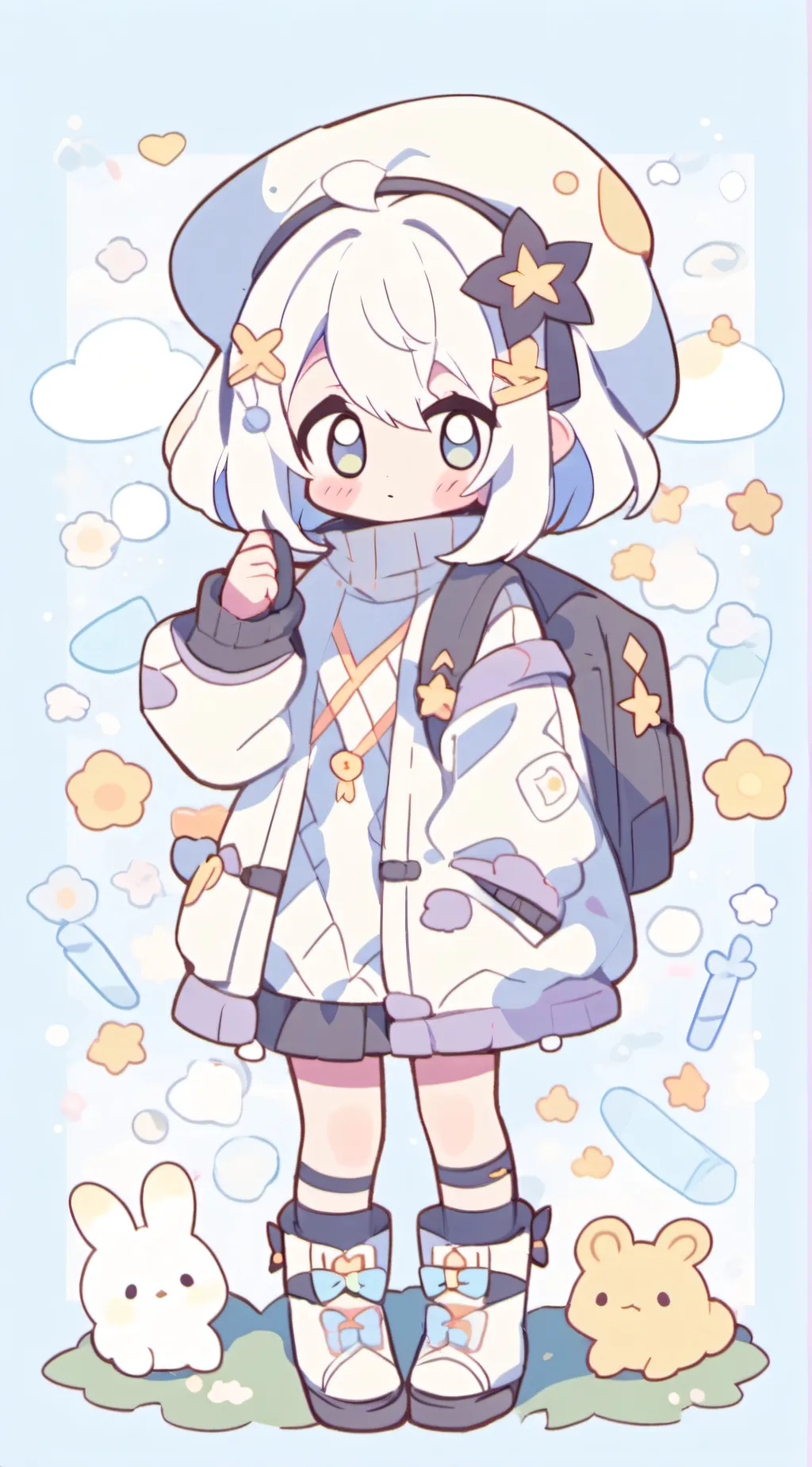 ai character: bakugo background