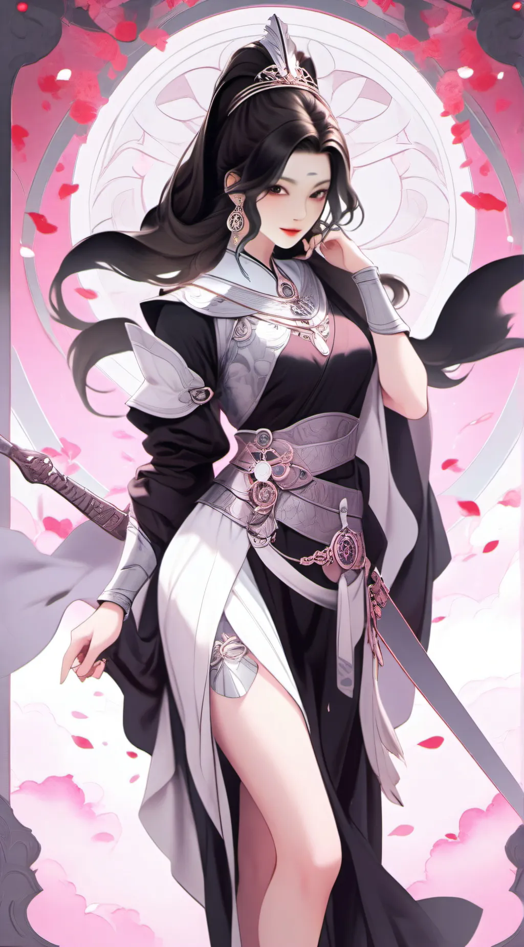 ai character: Shadea background