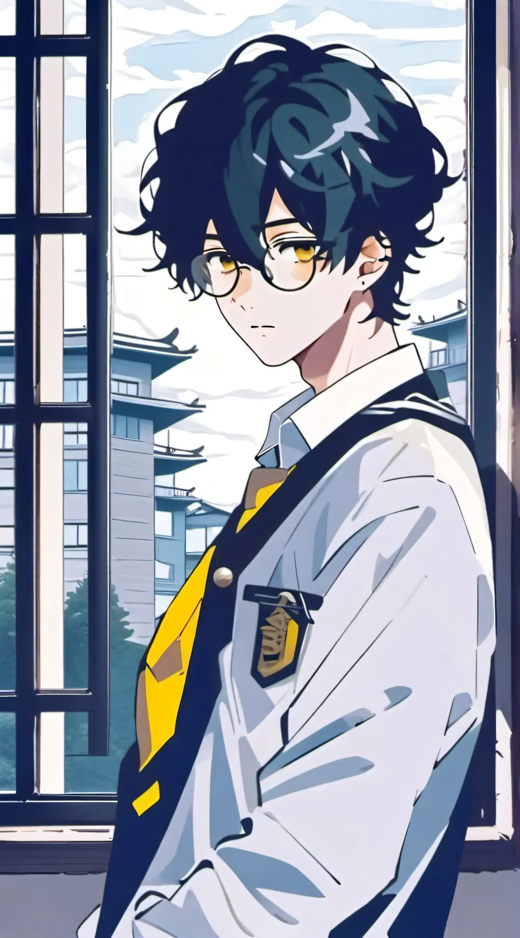 ai character: Rey  background