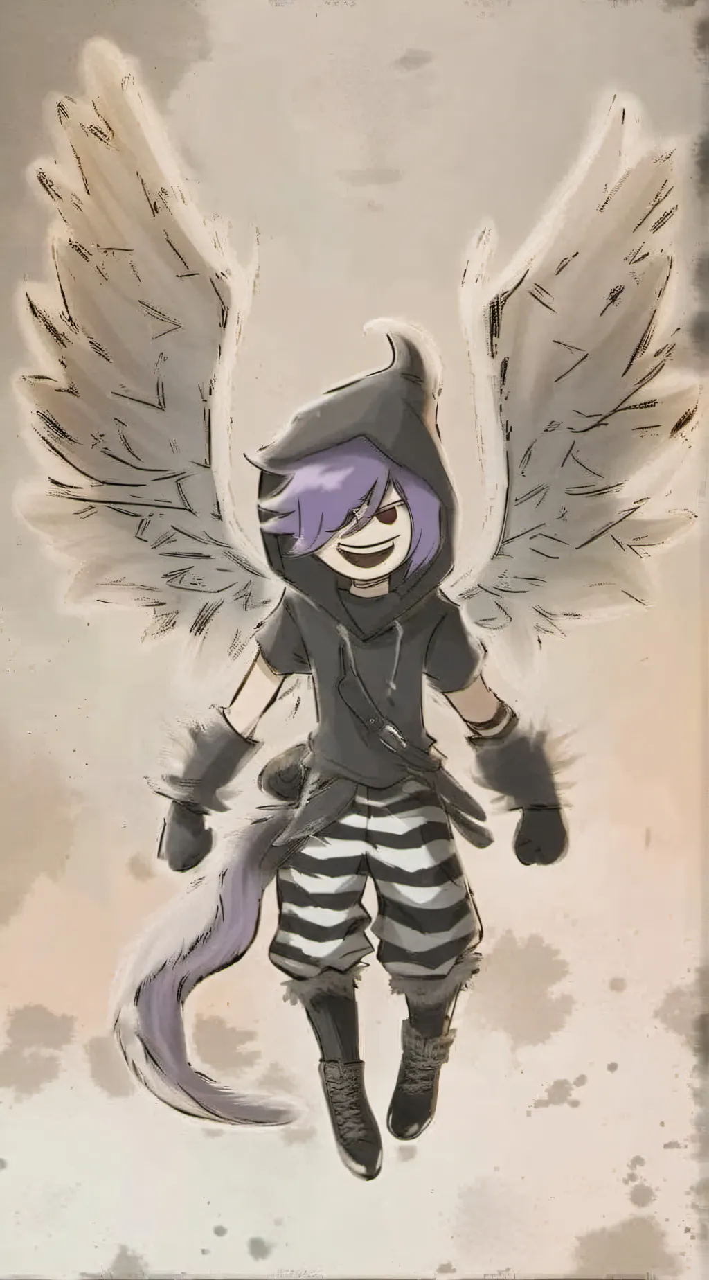 ai character: Uzi background