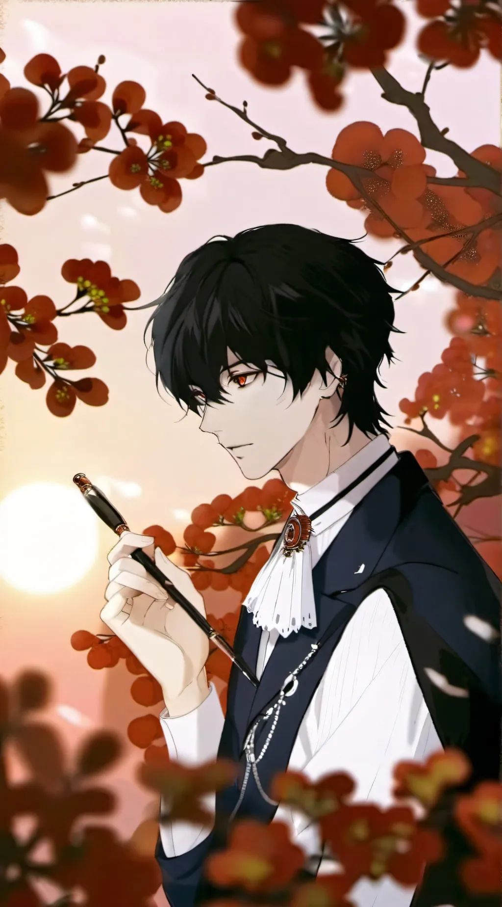 ai character: Keith  background