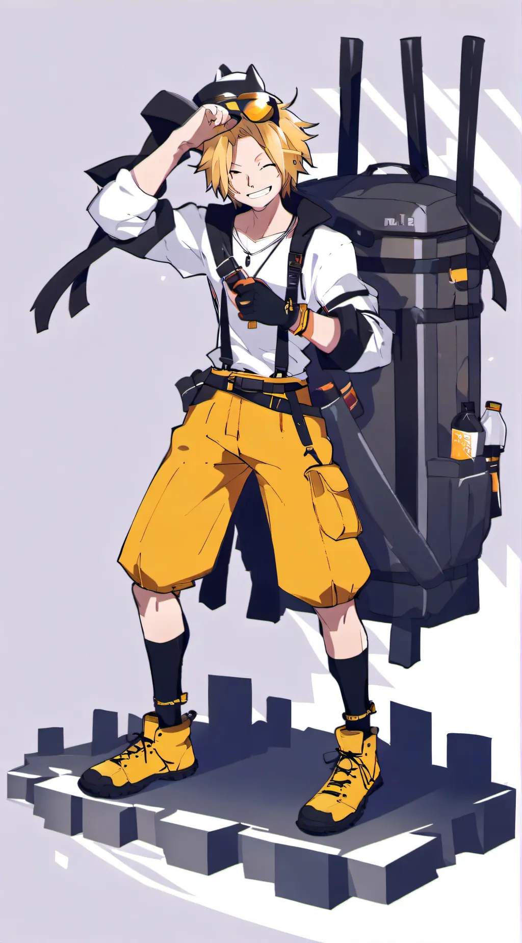 ai character: Denki background