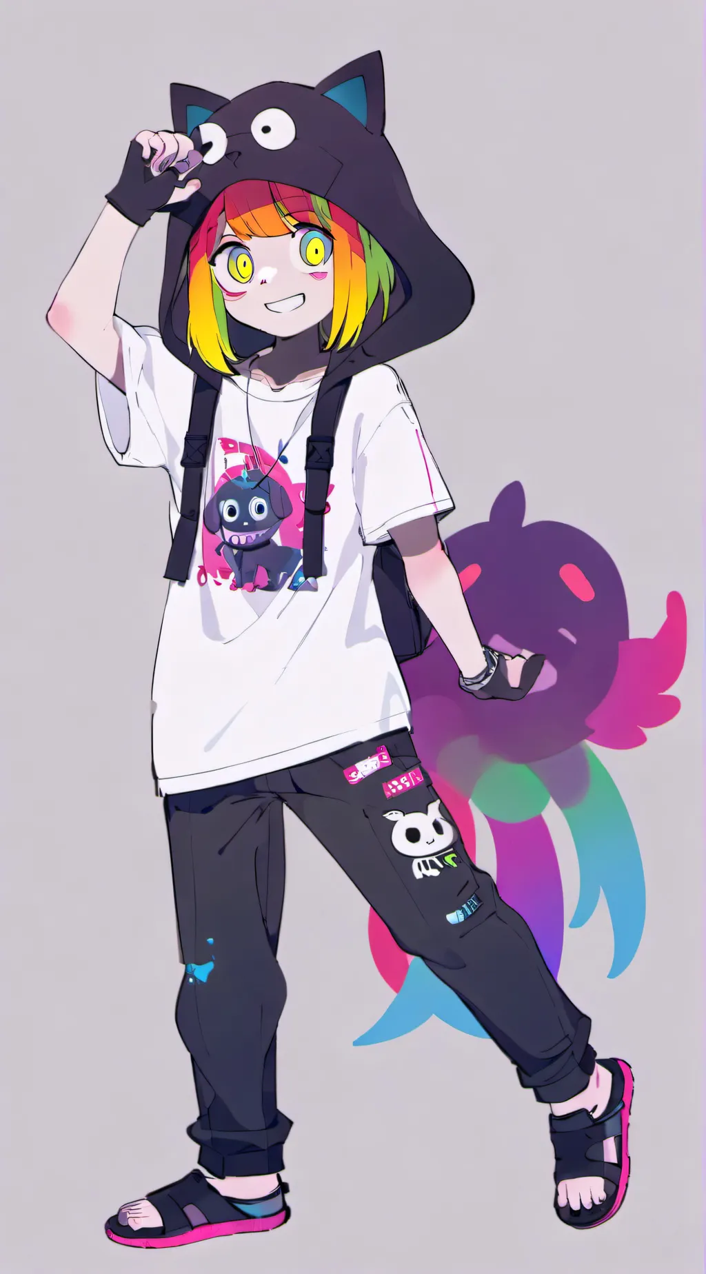 ai character: nanairo Ichigo X background