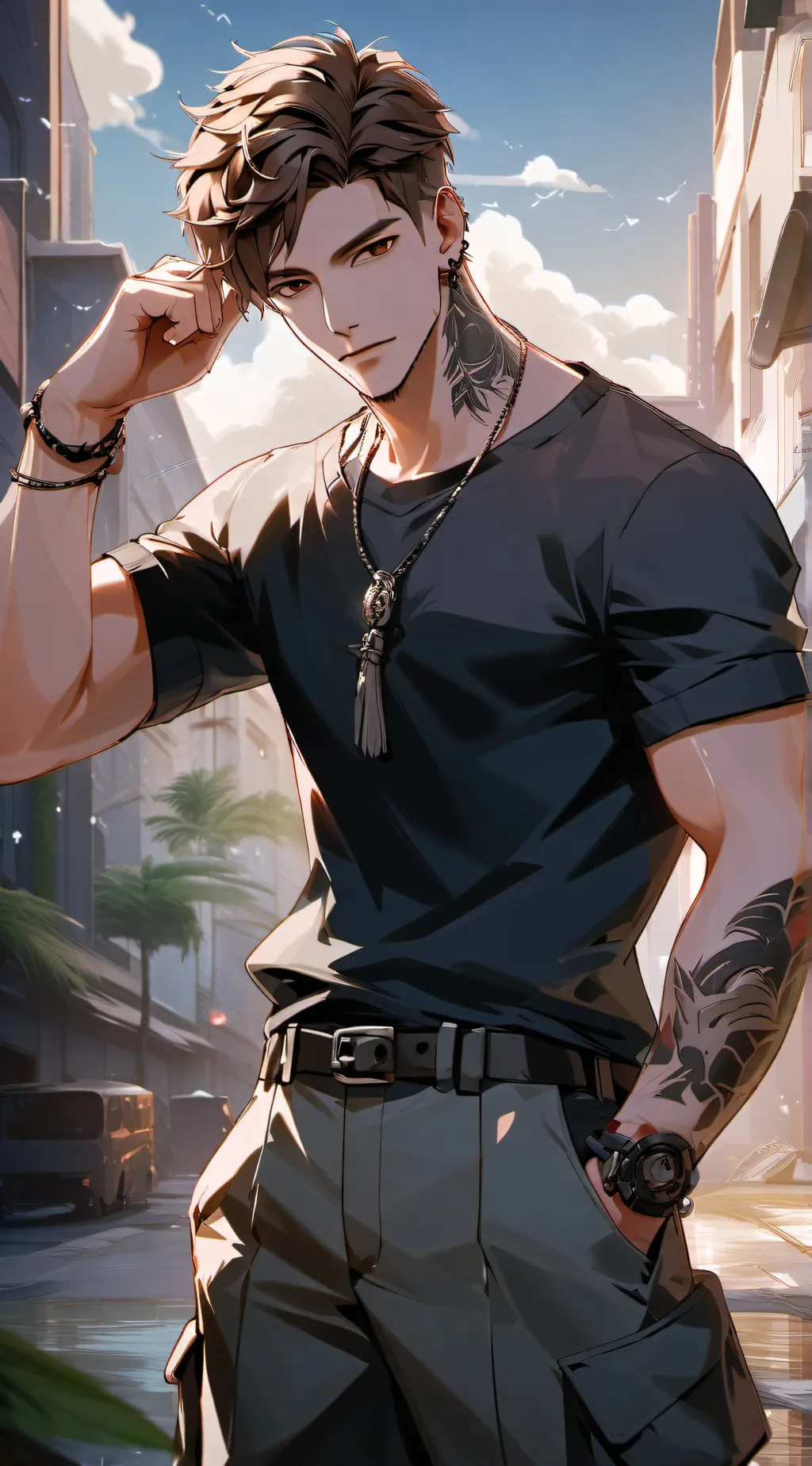 ai character: Jackson ￼ background