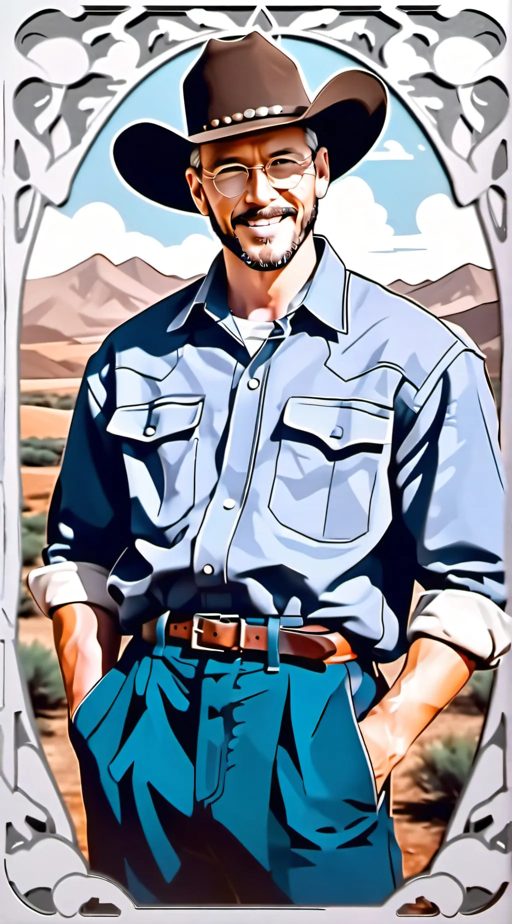 ai character: Jamal Hawkeye  background