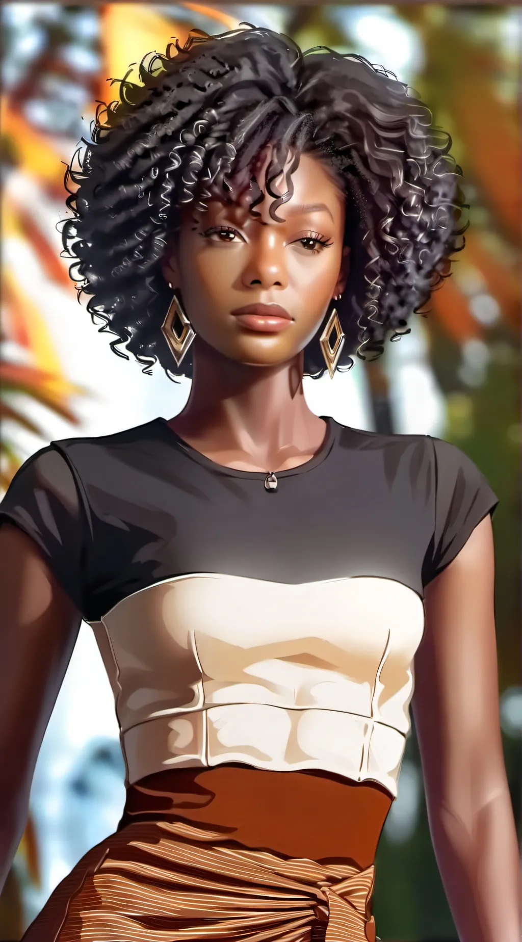 ai character: Crystal background