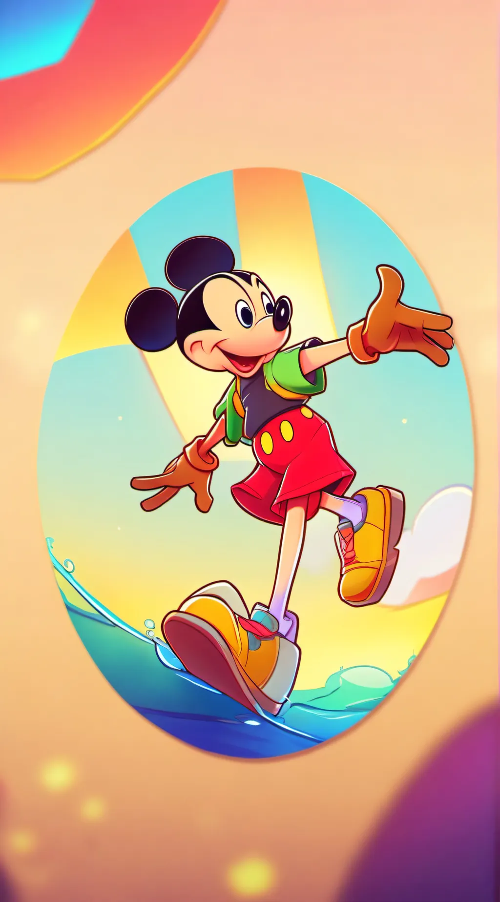 ai character: heavan GC!❤❤❤ background