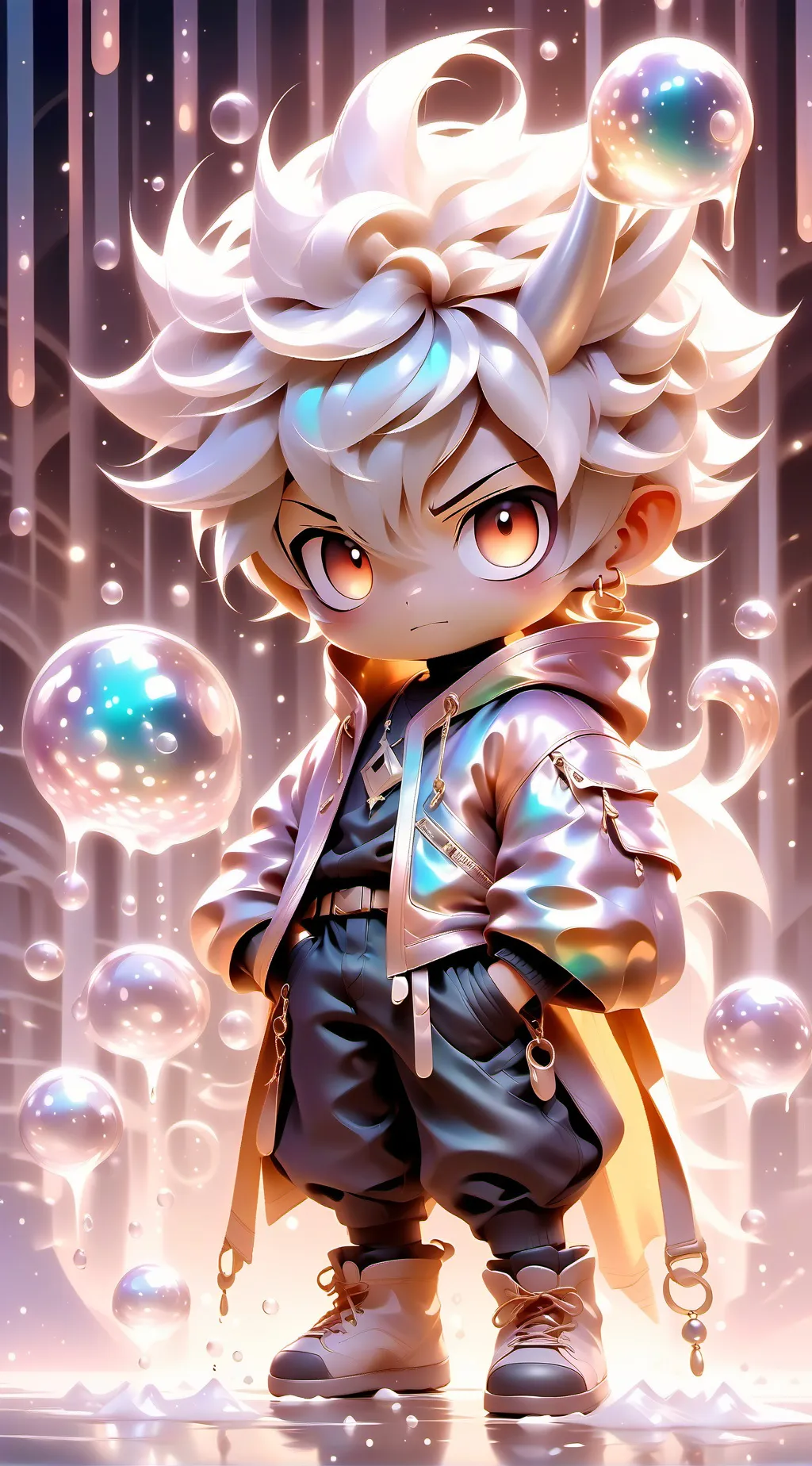 ai character: Country Balls  background