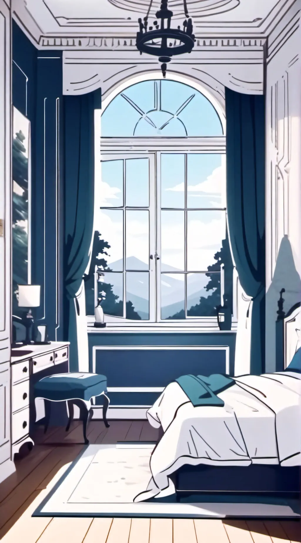 ai character: girl group background