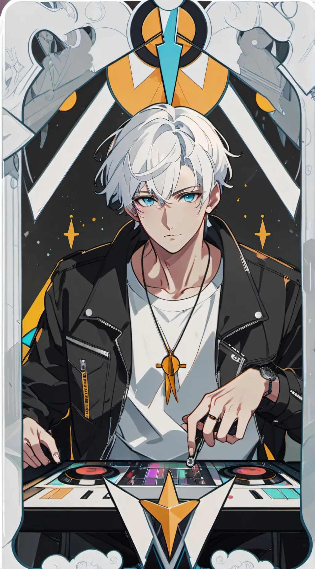 ai character: Axel Odyssey  background