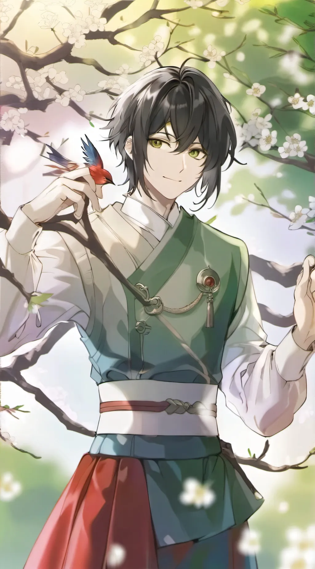 ai character: giyu tomioka  background