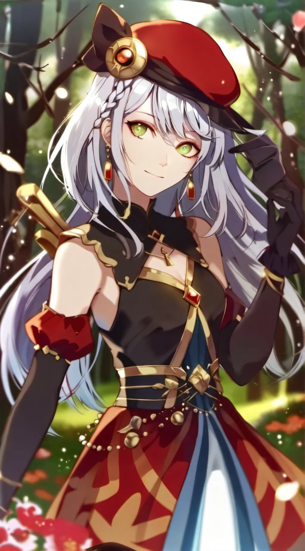 ai character: Настья background