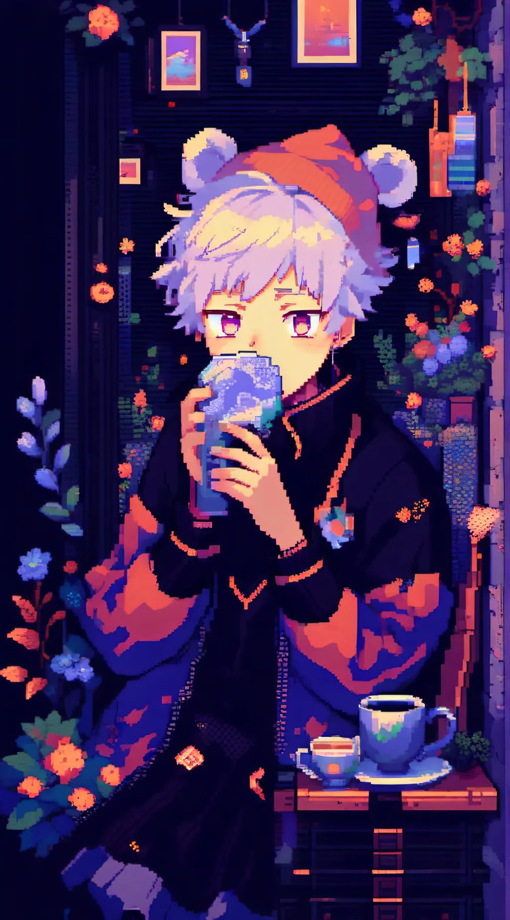 ai character: JJK PARTY background