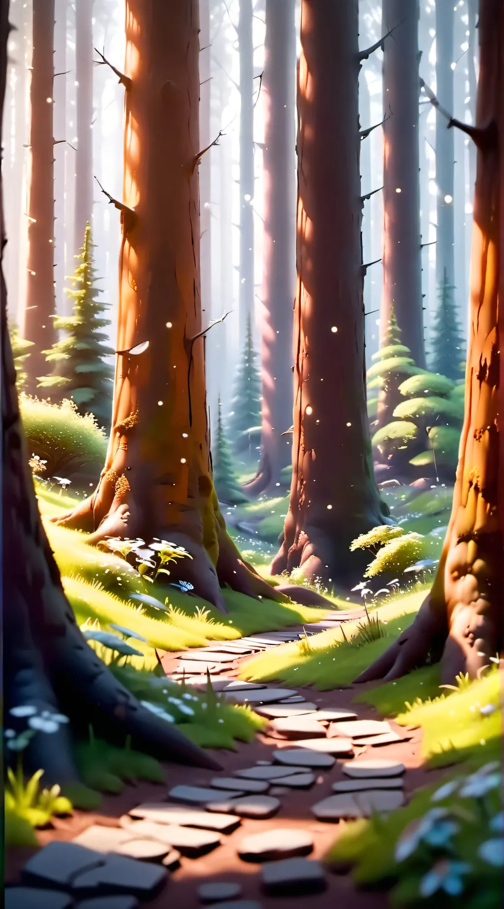 ai character: HH FOREST background