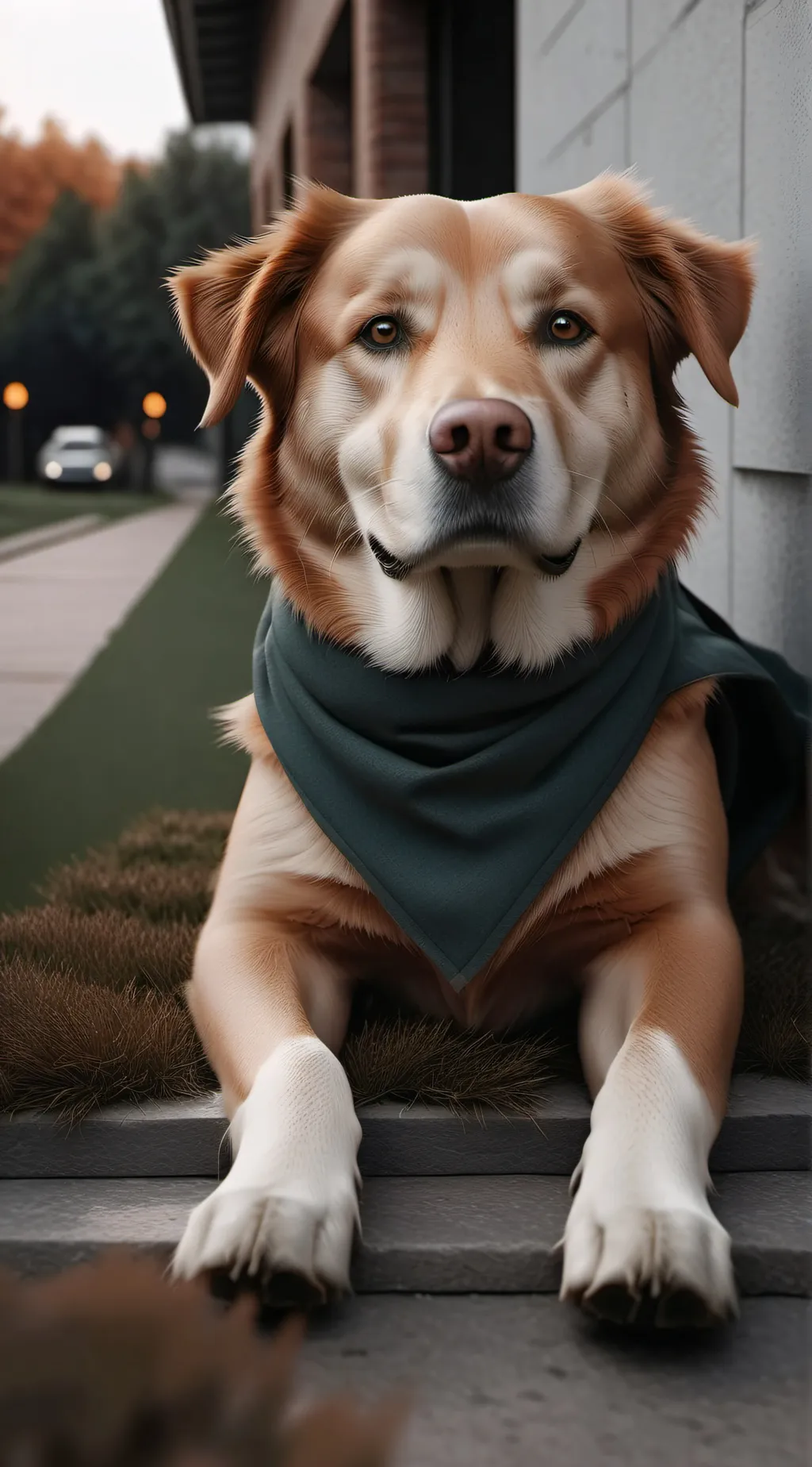 ai character: Sigma dog background