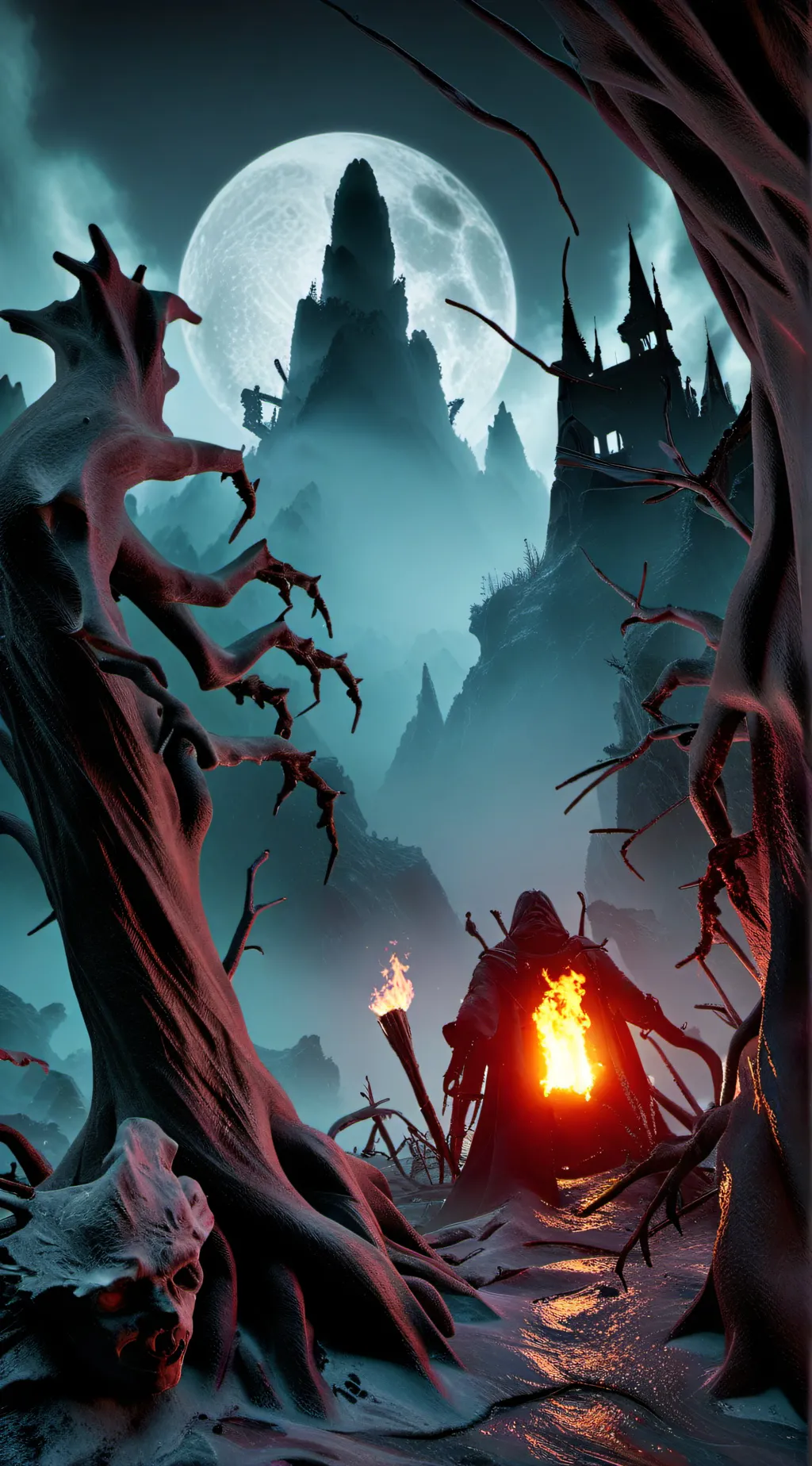 ai character: darkness devil background