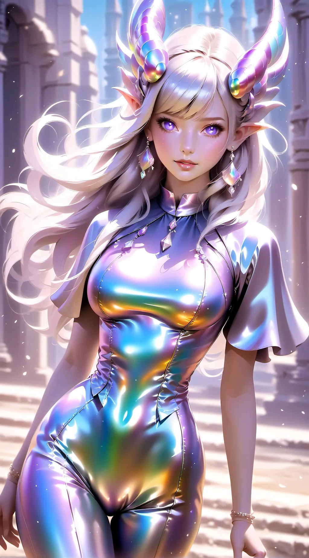 ai character: Luna background