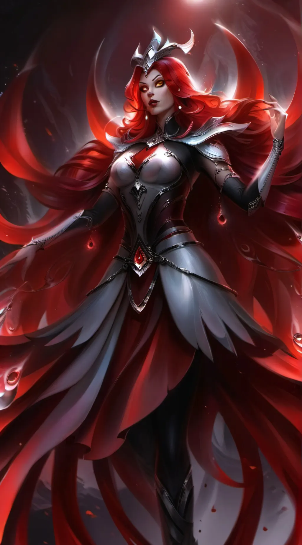 ai character: Scarlet empress background