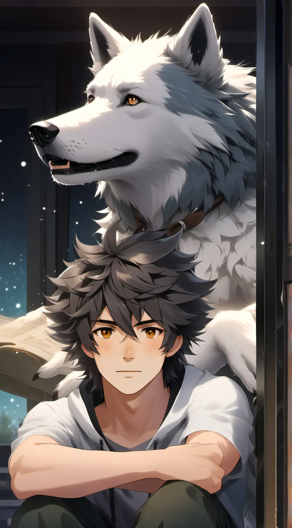 ai character: Marcos Morales  background