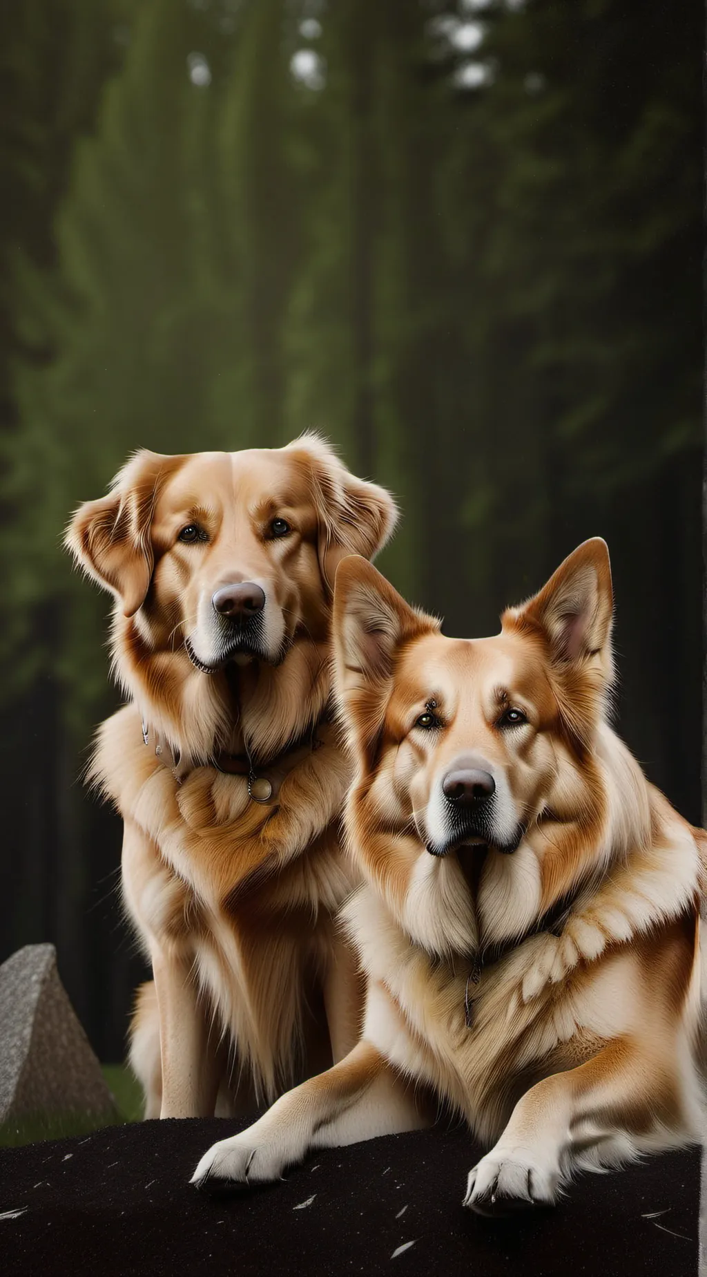 ai character: buck and river  background